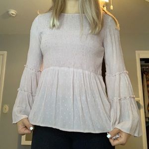 American Eagle Bell Sleeve Shirt